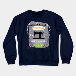 Sewing-Weekend Forecast Crewneck Sweatshirt